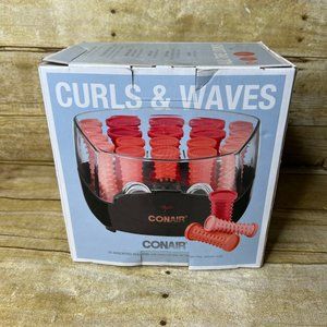 Conair Curls & Waves Hot Rollers 20 Rollers NEW